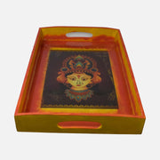 Nirguna: She Who Is Beyond All Three Gunas Wooden Tray - Love Rocks